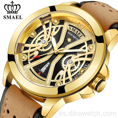 SMAEL 9166 Nuevos relojes para hombre de primeras marcas de moda